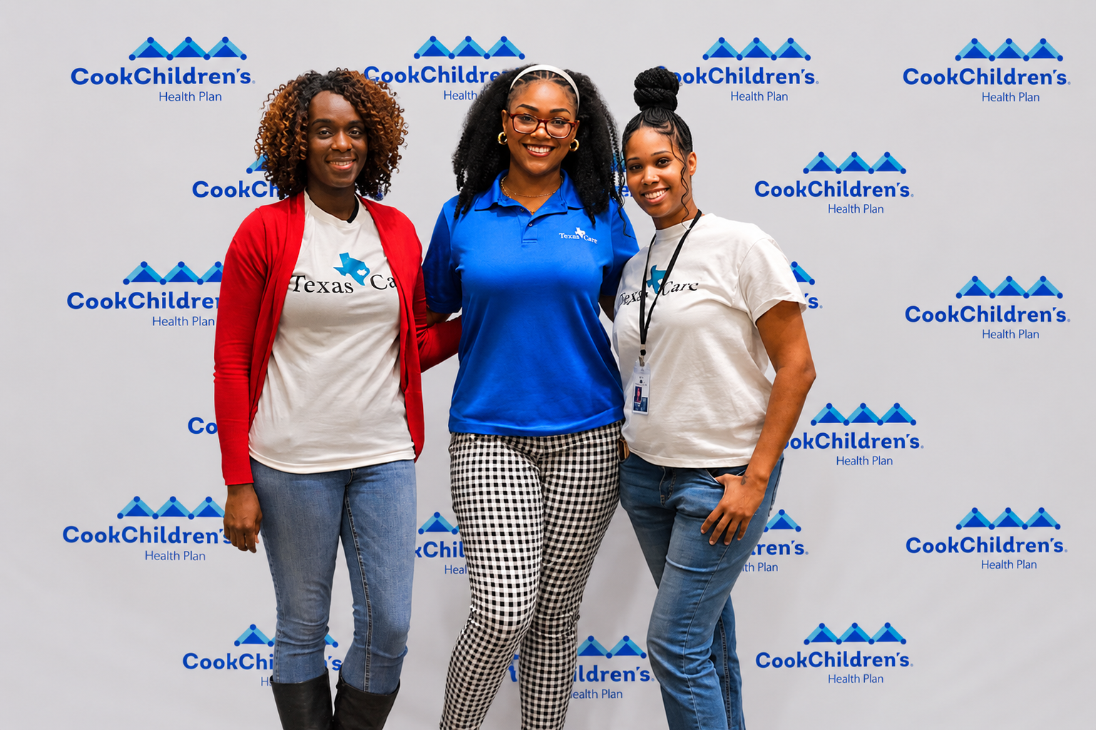 Texas Care Stop 6 team members at the Cook Children's Health Plan event